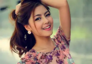 Joyful Chinese Girl With a Bright Smile
