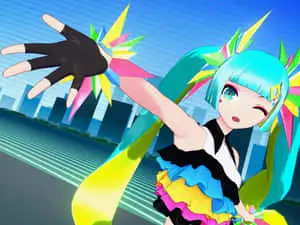 Hatsune Miku Colorful Outfit Picture