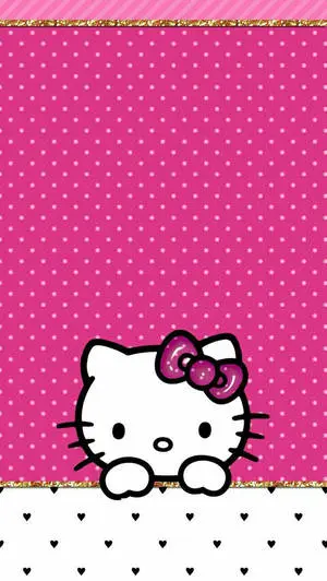 The Iconic Hello Kitty with Hot Pink and White Colors.