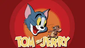 Iconic Cute Tom And Jerry Background