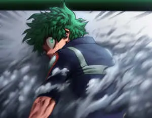 Intense Deku Action Scene