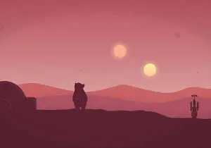 iPad Pro Cute Bear Silhouette