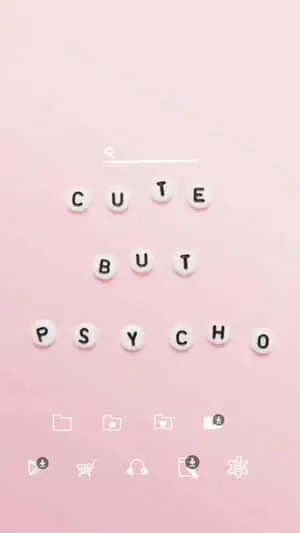 Iphone Simple Cute Psycho