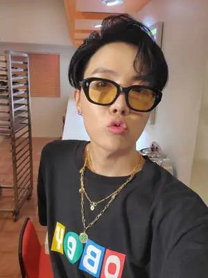 JHope Cute Pout Selfie Inside Bakery