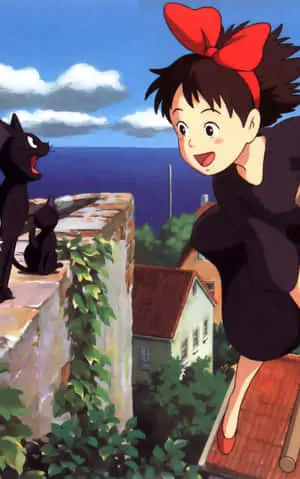 Jiji the Cat from a Japanese Animated Movie, Studio Ghibli
