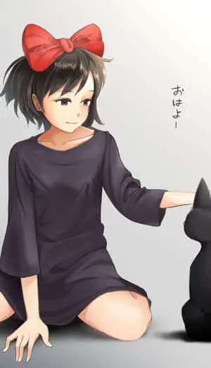 Jiji the Black Cat from Studio Ghibli