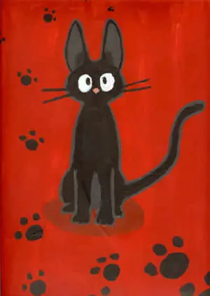 Jiji Cat - Charming and Playful Feline in Studio Shot