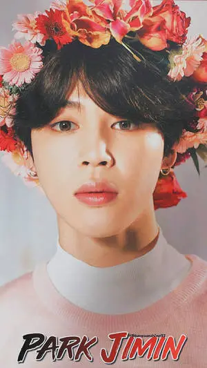Jimin BTS Cute Flower Crown