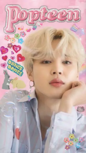 Jimin BTS Cute Pink Aesthetic