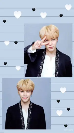 Jimin BTS Two Cute Portraits