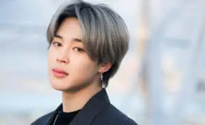 Jimin of BTS poses for a photoshoot