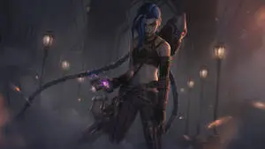 Jinx Arcane On Foggy Zaun