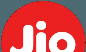 Jio Logo Red Background