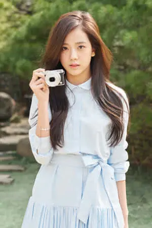 Jisoo Blackpink Camera Light Blue 