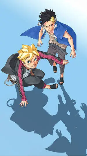 Kawaki Boruto Poses Shadows