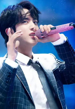 Kim Seok Jin Pink Mic