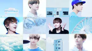 Kim Tae-Hyung Aesthetic Blue