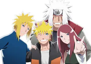 Minato Family And Jiraiya