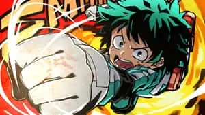 My Hero Academia Deku Punching