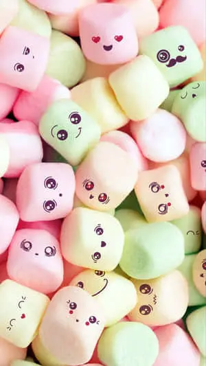 Pastel Faces Cute Candies