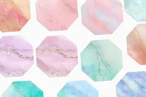 Pastel Marble Tiles