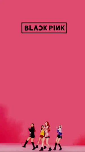 Jisoo, Jennie, Rosé, Lisa Pink And Black Background