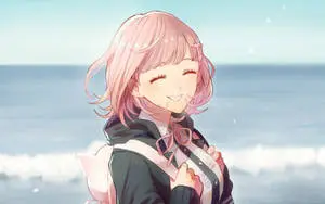 Pink Hair Chiaki Nanami
