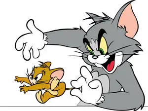 Playful Tom And Jerry Cartoon
