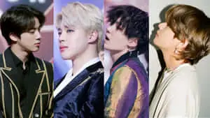 Side Profile K-pop Group BTS