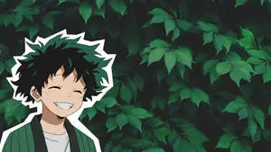 Smiling Deku PFP Nature