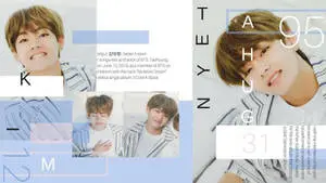 Smiling Kim Tae-Hyung Aesthetic