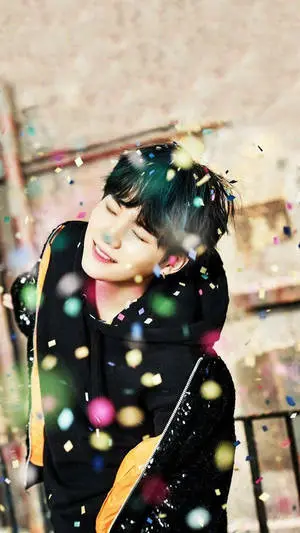 Smiling Suga BTS