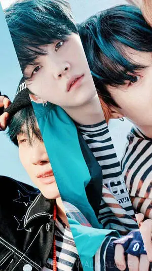 Suga BTS In Blue Highlights