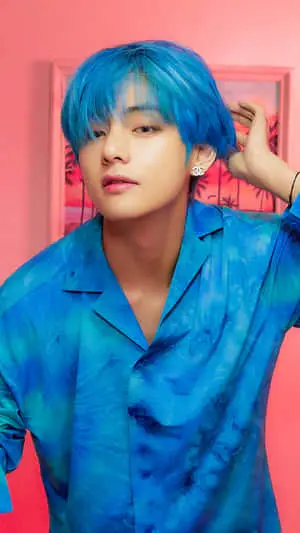 Cute Taehyung with a Sweet Smile 