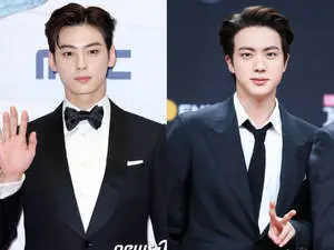 Talented Korean Star, Cha Eun-Woo, Captured in a Charming Pose