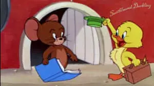 Tom and Jerry have some fun together!