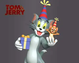Tom and Jerry have yet another funny and wild adventure as they run around the house. 