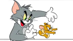 Tom and Jerry sharing a laugh