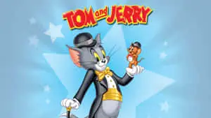 Tom and Jerry in a confused standoff 