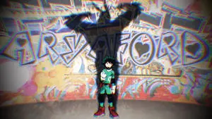 Villain Deku Graffiti Fan Art
