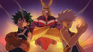 Villain Deku Katsuki And All Might 