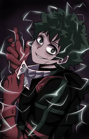 Villain Deku White Lightning Fan Art